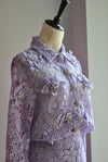 LAVENDER LACE SUMMER SET OF SHORTS AND A BLOUSE