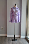 LAVENDER LACE SUMMER SET OF SHORTS AND A BLOUSE