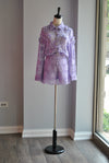 LAVENDER LACE SUMMER SET OF SHORTS AND A BLOUSE