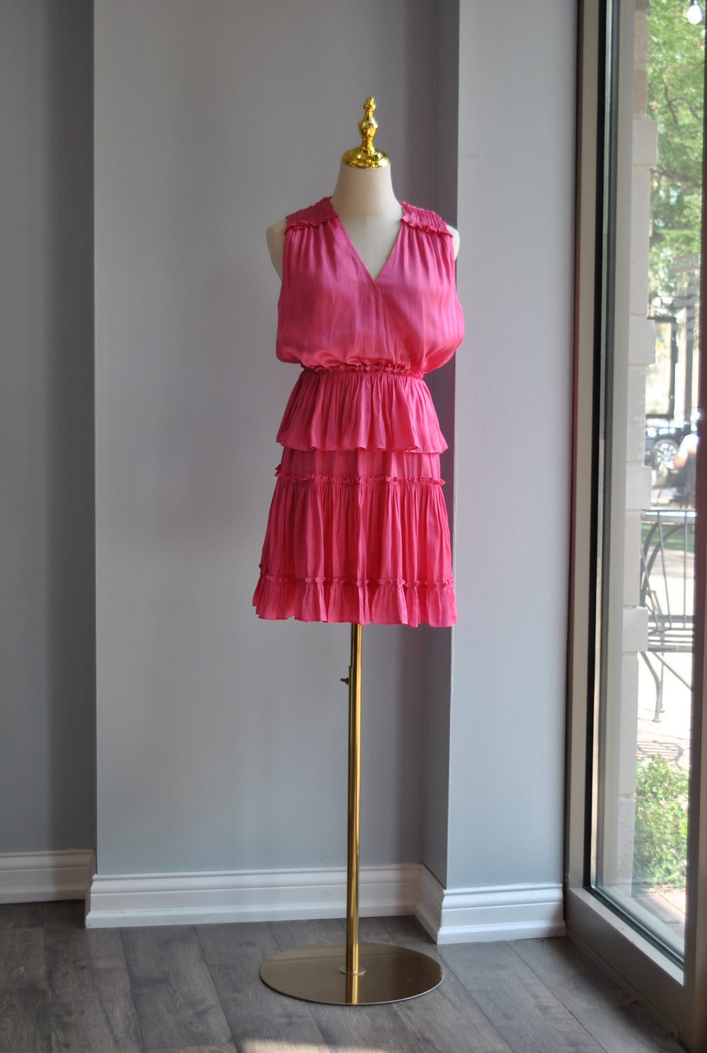 FUCHSIA MINI SUMMER DRESS