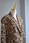 CLEARAMCE - CHEETAH PRINT OVERSIZED FALL BLAZER