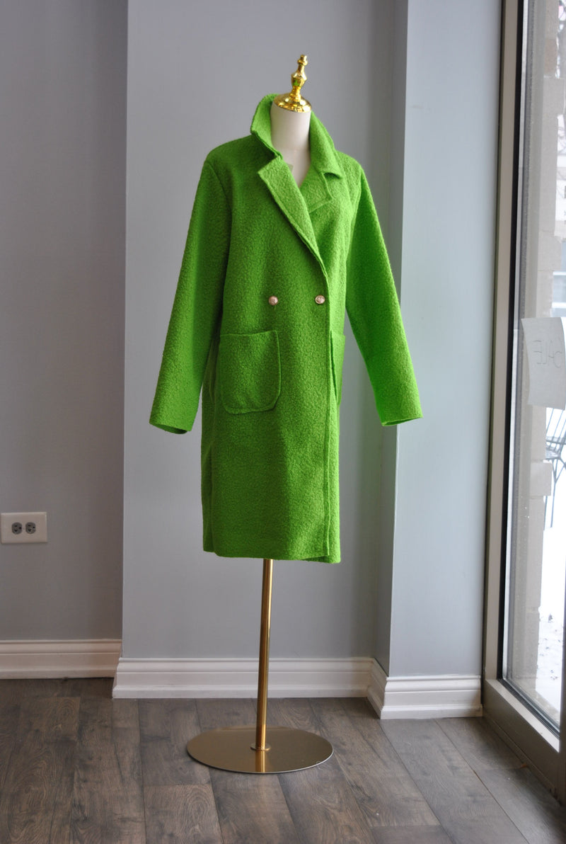 APPLE GREEN SPRING COAT