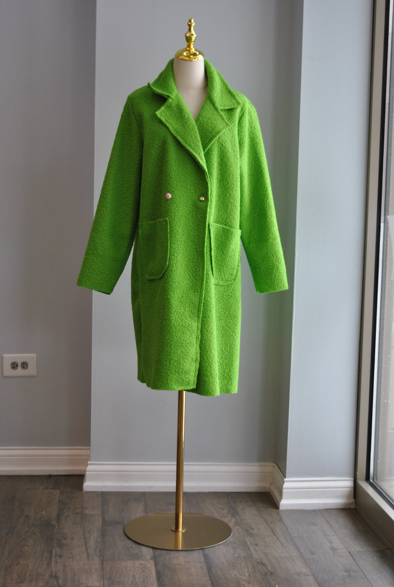 APPLE GREEN SPRING COAT