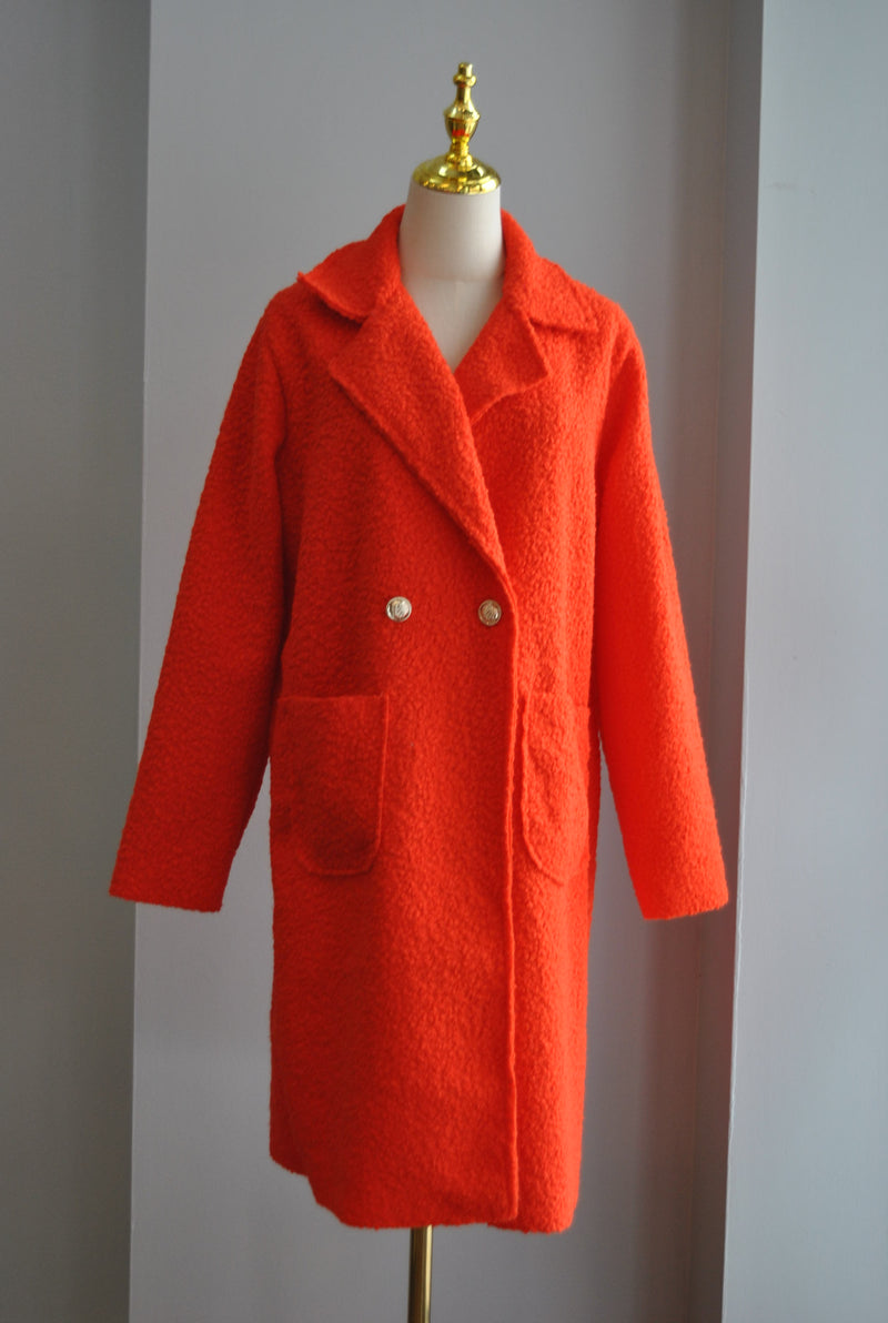 ORANGE SPRING COAT