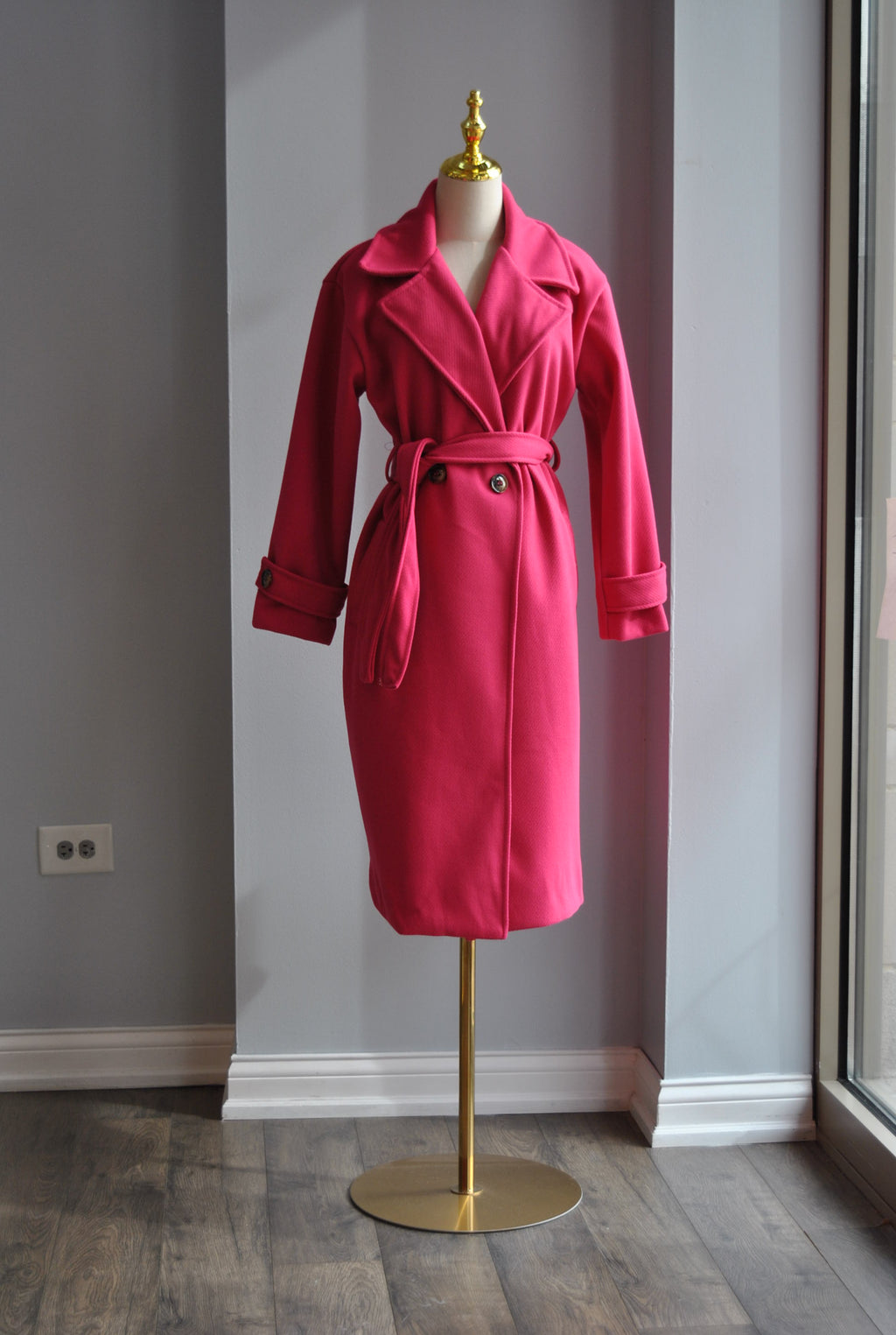 FUCHSIA SPRING COAT