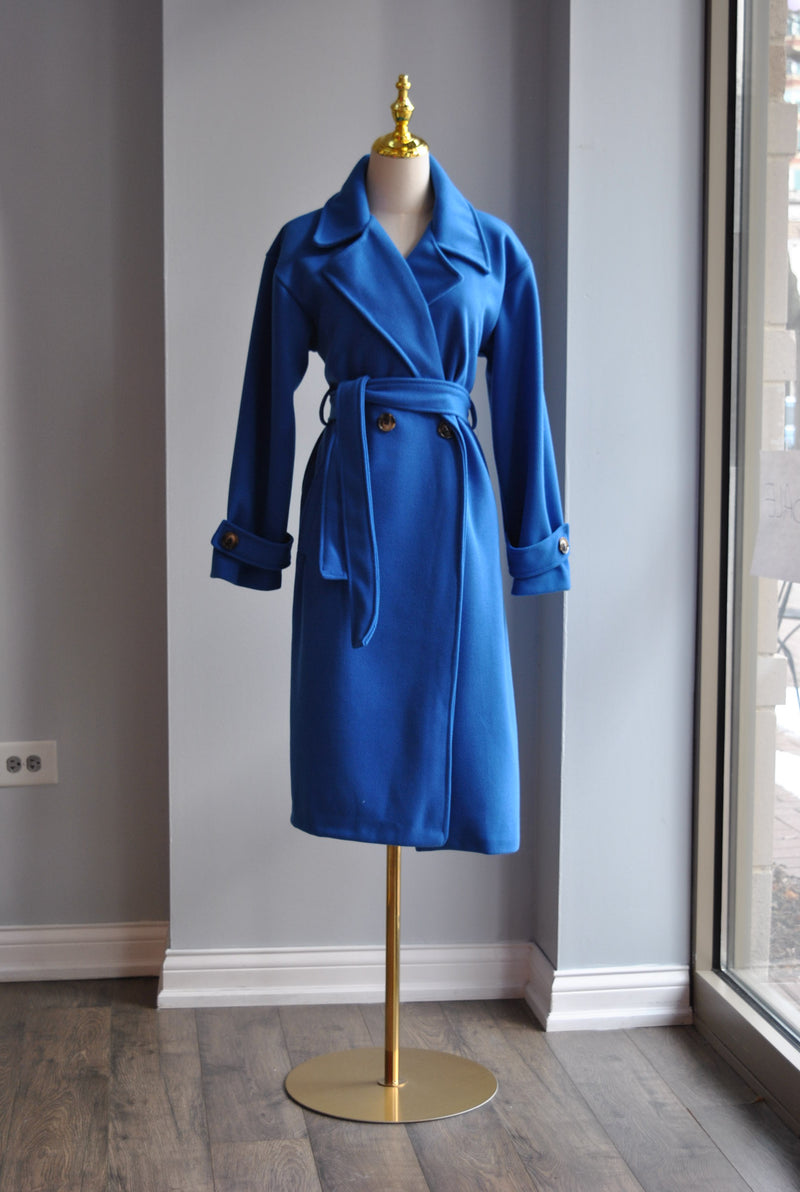 ROYAL BLUE SPRING COAT