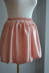 LIGHT PINK SILKY MINI SKIRT