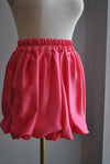 CANDY PINK SILKY MINI SKIRT