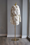 OFF WHITE APLAKA COAT WITH DETACHABLE FUR