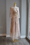 BEIGE SUMMER MAXI WITH A BELT