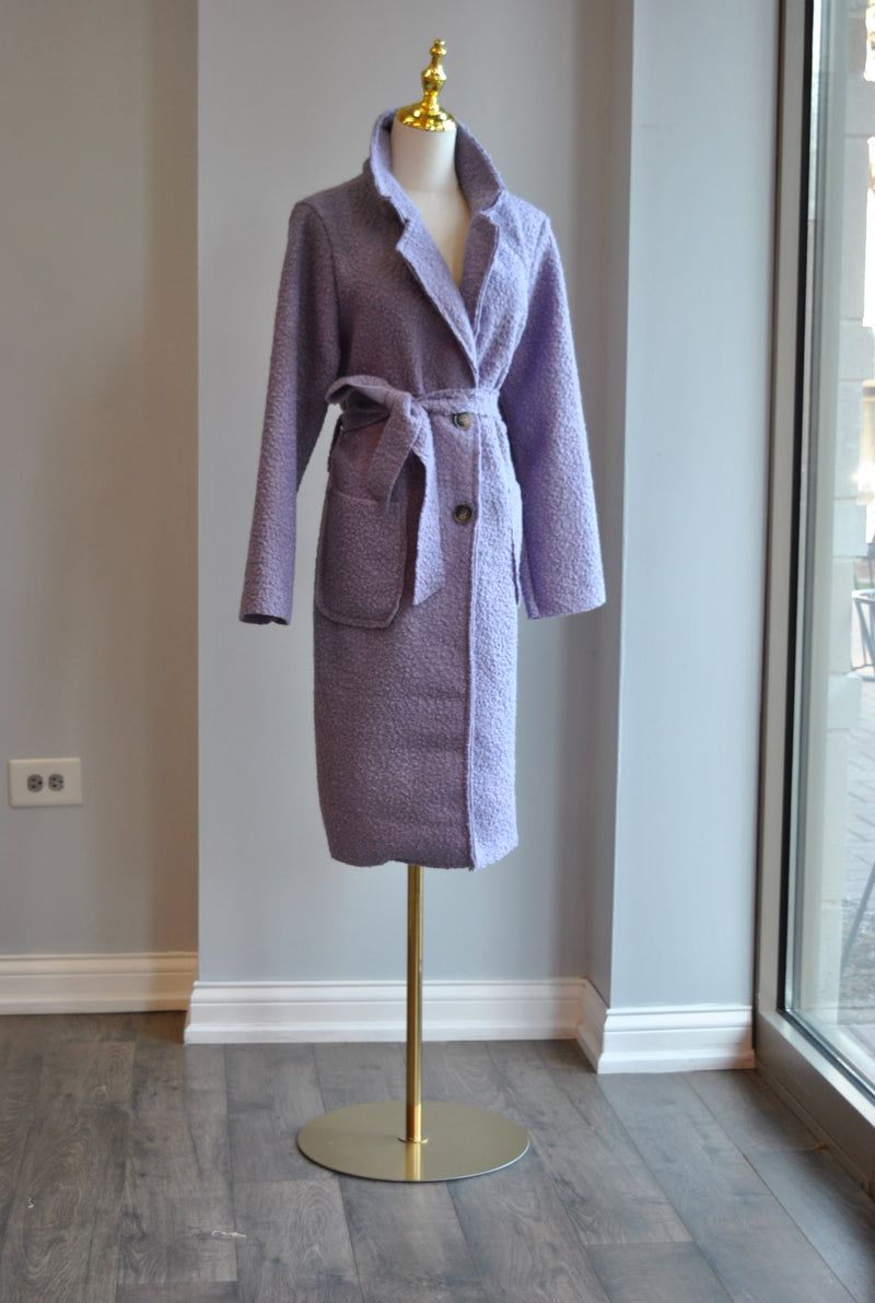 DUSTY LAVENDER SPRING COAT