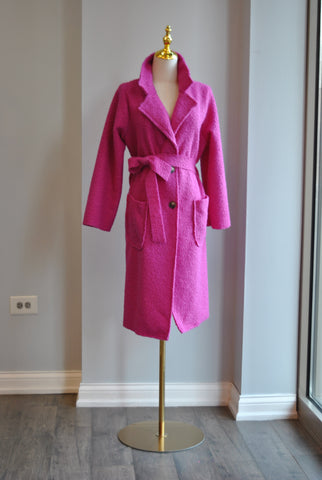 FUCHSIA SPRING COAT