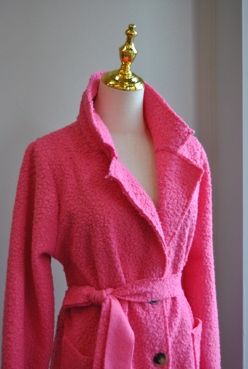 CANDY PINK SPRING COAT