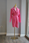 CANDY PINK ALPAKA COAT