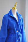 ROYAL BLUE ALPAKA COAT