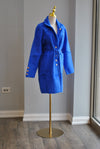 ROYAL BLUE ALPAKA COAT