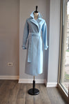 LIGHT BLUE SPRING OVERSIZED COAT