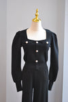 CLEARANCE - BLACK SWEATER SET