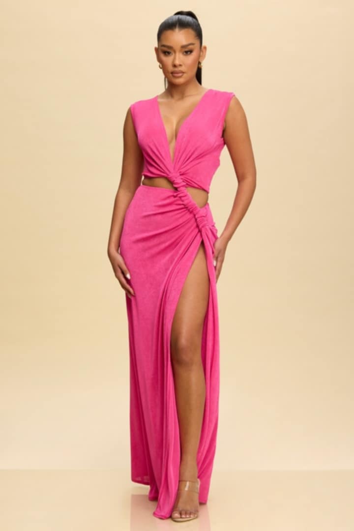 HOT PINK SUMMER MAXI