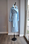 LIGHT BLUE SPRING OVERSIZED COAT