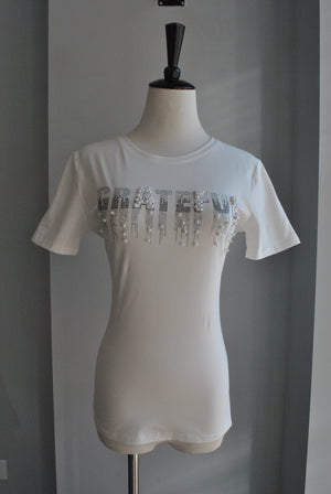 WHITE GRAPHIC T-SHIRT