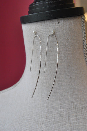 WIRE SIMPLE EARRINGS - SILVER