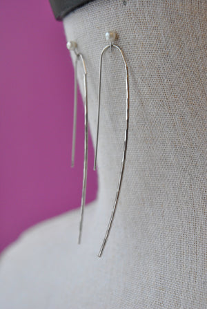 WIRE SIMPLE EARRINGS - SILVER