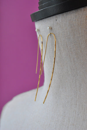 WIRE SIMPLE EARRINGS - GOLD