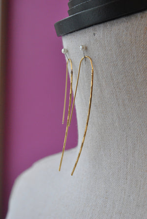 WIRE SIMPLE EARRINGS - GOLD